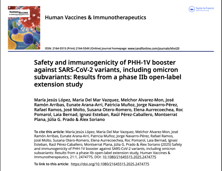 Antibody and B-cell responses to PHH-1V81 XBB.1.16-adapted SARS-CoV-2 booster vaccination are associated with variant neutralization